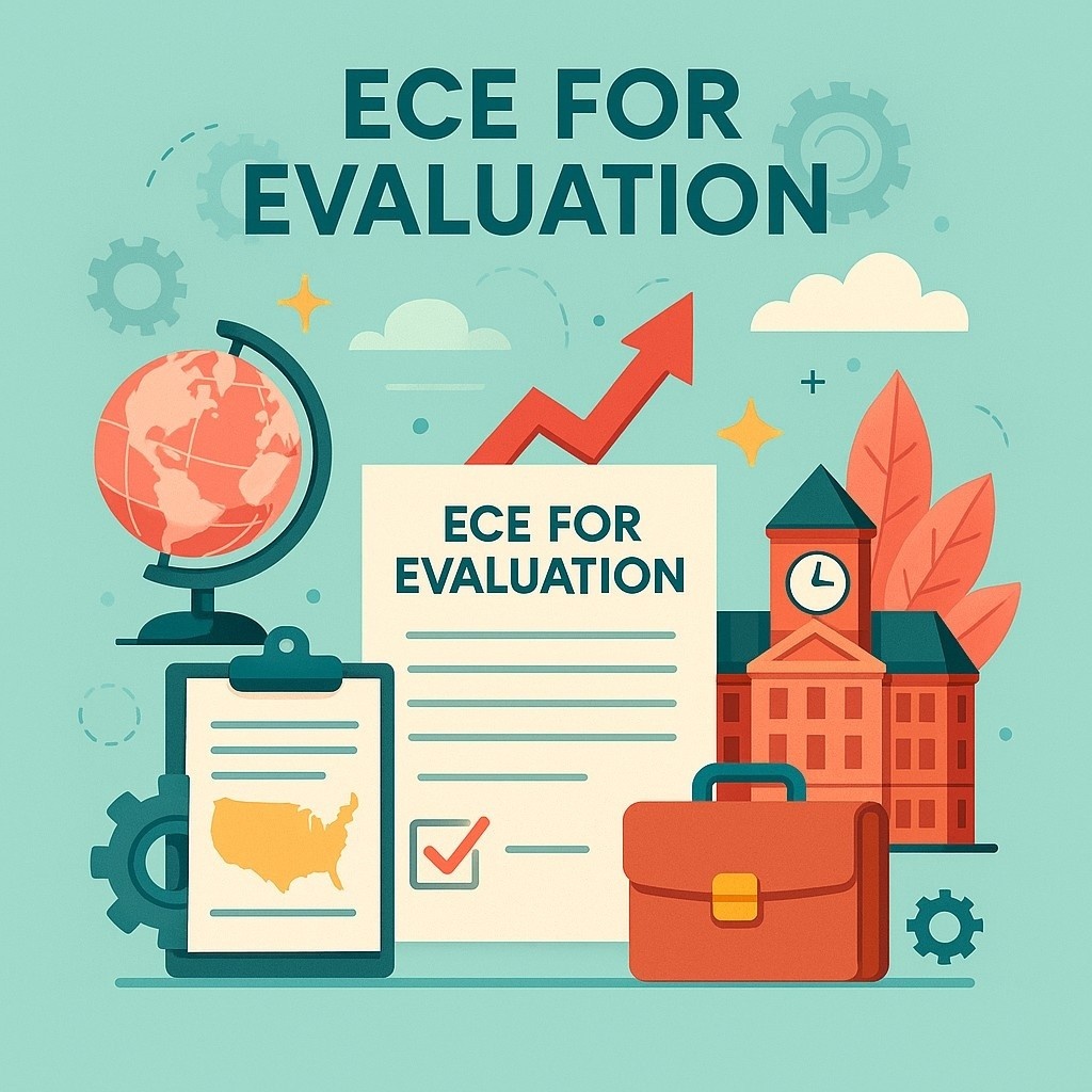What is the process and time duration for sending transcripts to ECE for evaluation if I am using FACTS, and how does the verification work?